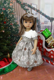 Advent Snowflakes - dress, tights & shoes for Little Darling Doll or 33cm BJD