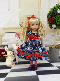 Alice in Blue - dress, tights & shoes for Little Darling Doll or other 33cm BJD