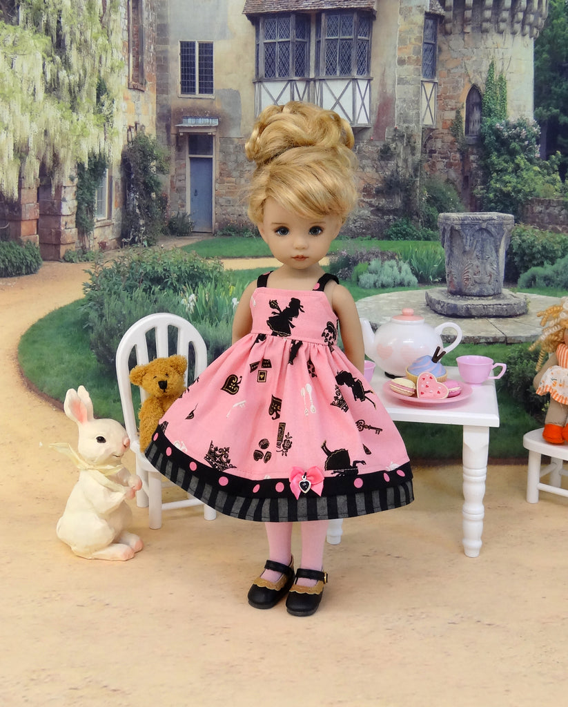 alice tea party dress Alice Tea Party Dress Worn By Editorial Stock Photo - Stock Image
