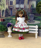 Alpine Paisley - dirndl ensemble with tights & shoes for Little Darling Doll or 33cm BJD