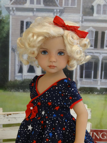 American Beauty - dress, tights & shoes for Little Darling Doll