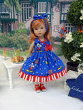 American Mickey - dress & sandals for Little Darling Doll or 33cm BJD