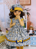 Autumn Winds - dress, hat, tights & shoes for Little Darling Doll