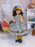 Autumn Winds - dress, hat, tights & shoes for Little Darling Doll
