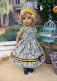 Autumn Winds - dress, hat, tights & shoes for Little Darling Doll