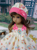 Avon Calling - dress, hat, tights & shoes for Little Darling Doll or other 33cm BJD