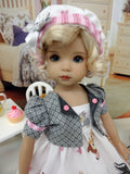 Bambi & Thumper - dress, jacket, hat, tights & shoes for Little Darling Doll or 33cm BJD