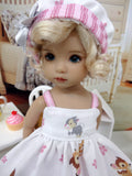 Bambi & Thumper - dress, jacket, hat, tights & shoes for Little Darling Doll or 33cm BJD