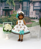 Barrel of Monkeys - dress, hat & sandals for Little Darling Doll or 33cm BJD