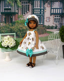Barrel of Monkeys - dress, hat & sandals for Little Darling Doll or 33cm BJD