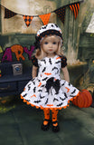 Bats in the Belfry - dress, hat, tights & shoes for Little Darling Doll or other 33cm doll