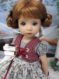 Bavarian Briar - dirndl ensemble with tights & boots for Little Darling Doll or 33cm BJD