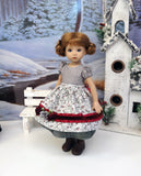 Bavarian Briar - dirndl ensemble with tights & boots for Little Darling Doll or 33cm BJD