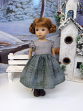 Bavarian Briar - dirndl ensemble with tights & boots for Little Darling Doll or 33cm BJD
