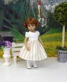 Bitty Fraulein - dirndl ensemble with tights & boots for Little Darling Doll or 33cm BJD
