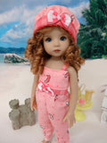Bitty Seahorse - romper, hat & sandals for Little Darling Doll or 33cm BJD