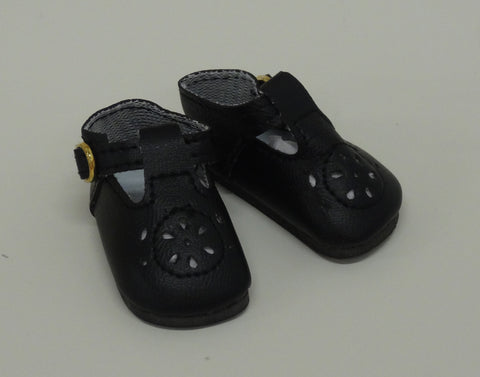 T-strap Dress Shoes - Black