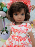 Bunny Kisses - dress, hat, tights & shoes for Little Darling Doll or 33cm BJD