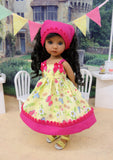 Butterfly Beauty - dress, kerchief & sandals for Little Darling Doll or 33cm BJD