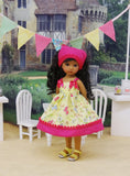 Butterfly Beauty - dress, kerchief & sandals for Little Darling Doll or 33cm BJD