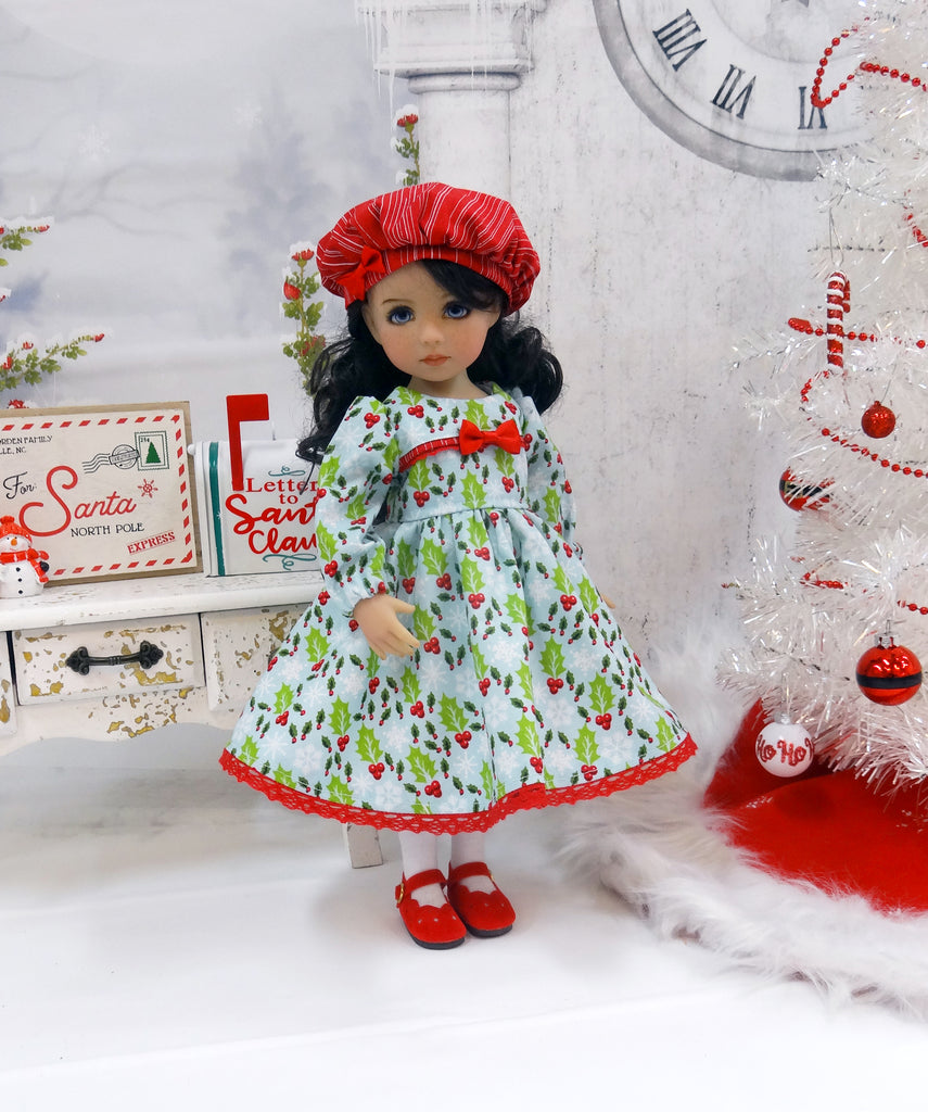 white christmas dresses Off Shoulder Kids Red Dress | Kids Red Dress main image 1