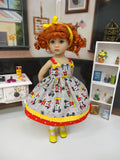 Classic Mickey - dress, socks & shoes for Little Darling Doll or 33cm BJD