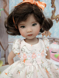 Cottontail - dress, tights & shoes for Little Darling Doll