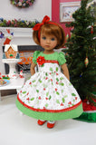 Country Holly - dress, tights & shoes for Little Darling Doll or other 33cm BJD