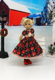 Country Snowflakes - dress, tights & shoes for Little Darling Doll or other 33cm BJD