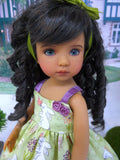 Countryside Bunny - dress, socks & shoes for Little Darling Doll or 33cm BJD