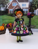 Creepy Crawlies - dress, beret, tights & shoes for Little Darling Doll or 33cm BJD