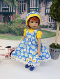 Daisy Dear - jumper, romper, hat, socks & shoes for Little Darling Doll or 33cm BJD