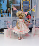 Delicate Flower - dress, tights & shoes for Little Darling Doll or other 33cm BJD