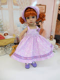 Delicate Posy - dress, kerchief, tights & shoes for Little Darling Doll or 33cm BJD