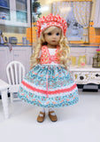 Dutch Partridge - dress, vest, beret, tights & shoes for Little Darling Doll or 33cm BJD