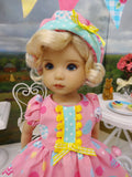 Easter Candy - dress, hat, tights & shoes for Little Darling Doll or 33cm BJD