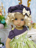 Easter Garden - dress, hat, tights & shoes for Little Darling Doll