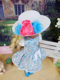 Easter Parade - dress, hat, tights & shoes for Little Darling Doll