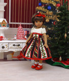 Elegant Holly - dress, socks & shoes for Little Darling Doll or 33cm BJD