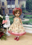 English Countryside - jacket, hat, dress, tights & shoes for Little Darling Doll or 33cm BJD