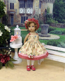 English Countryside - jacket, hat, dress, tights & shoes for Little Darling Doll or 33cm BJD