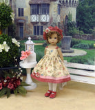 English Countryside - jacket, hat, dress, tights & shoes for Little Darling Doll or 33cm BJD