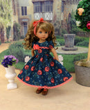 Fall Corsage - dress, tights & shoes for Little Darling Doll or other 33cm BJD