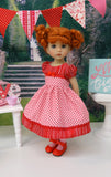 Fall in Love - dress, tights & shoes for Little Darling Doll or 33cm BJD