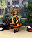 Fall Pumpkins - dress, socks & shoes for Little Darling Doll or 33cm BJD