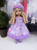 Favorite Storybook - dress, hat, socks & shoes for Little Darling Doll or 33cm BJD