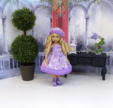 Favorite Storybook - dress, hat, socks & shoes for Little Darling Doll or 33cm BJD
