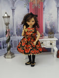 Filigree Valentine - dress, tights & shoes for Little Darling Doll