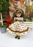 Floral Frenzy - dress, tights & shoes for Little Darling Doll or other 33cm BJD