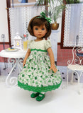 Four Leaf Clover - dress, socks & shoes for Little Darling Doll or 33cm BJD